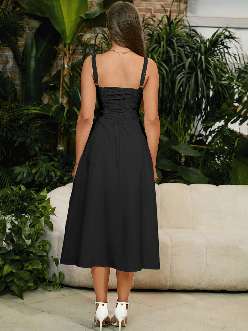 Flowy Corset Sun Dress - Trend Junction