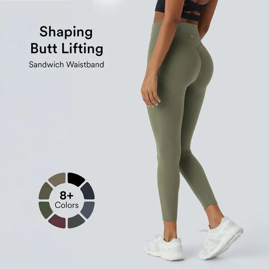 High-Waisted Butt Lifting Leggings – Tummy Control & Pockets - Trend Junction 