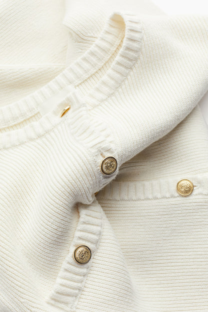 Knit button-front dress - Trend Junction 