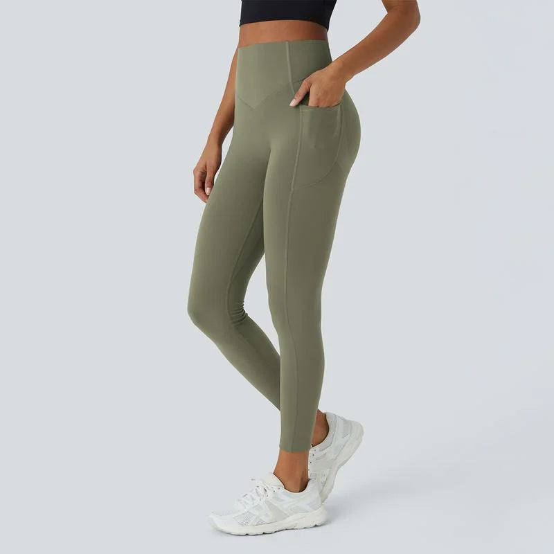 High-Waisted Butt Lifting Leggings – Tummy Control & Pockets - Trend Junction 