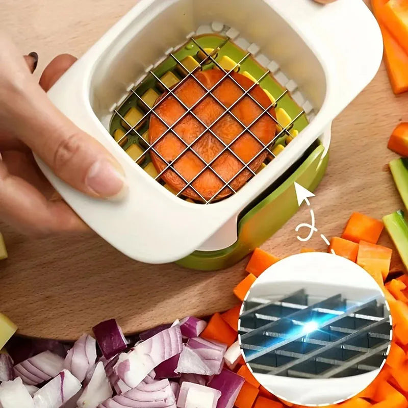 2-in-1 Vegetable Chopper Dicing & Slitting - Trend Junction 