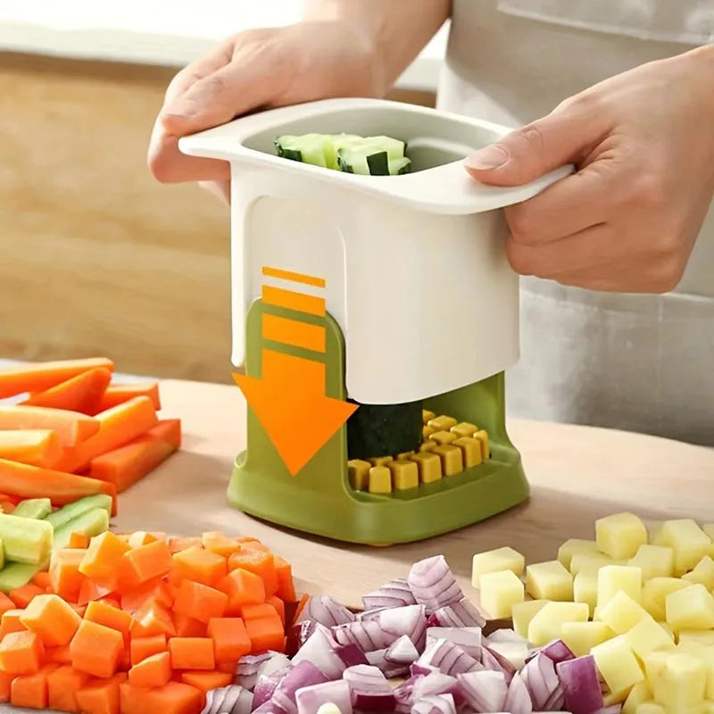 2-in-1 Vegetable Chopper Dicing & Slitting - Trend Junction 