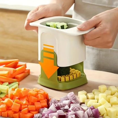 2-in-1 Vegetable Chopper Dicing & Slitting - Trend Junction 