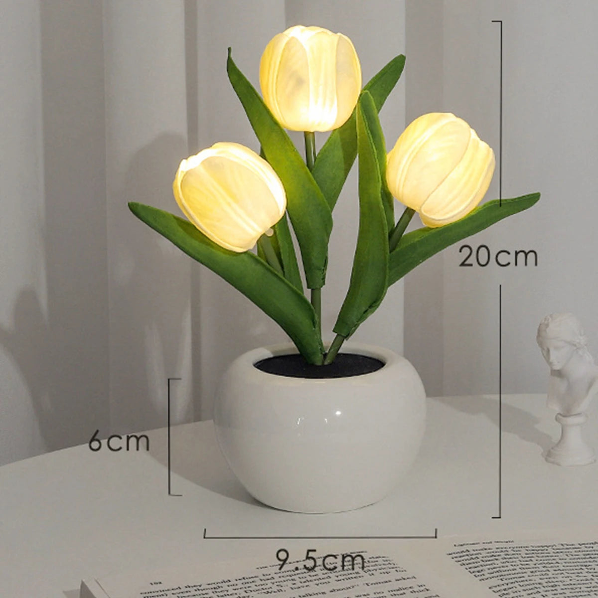 Tulip Night Light with Vase - Trend Junction 