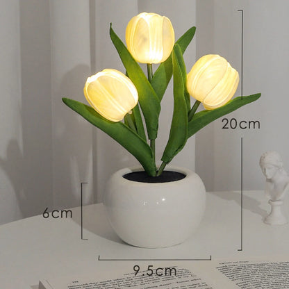 Tulip Night Light with Vase - Trend Junction 