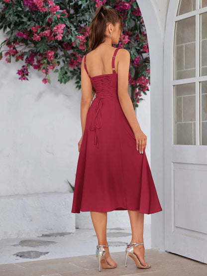 Flowy Corset Sun Dress - Trend Junction 