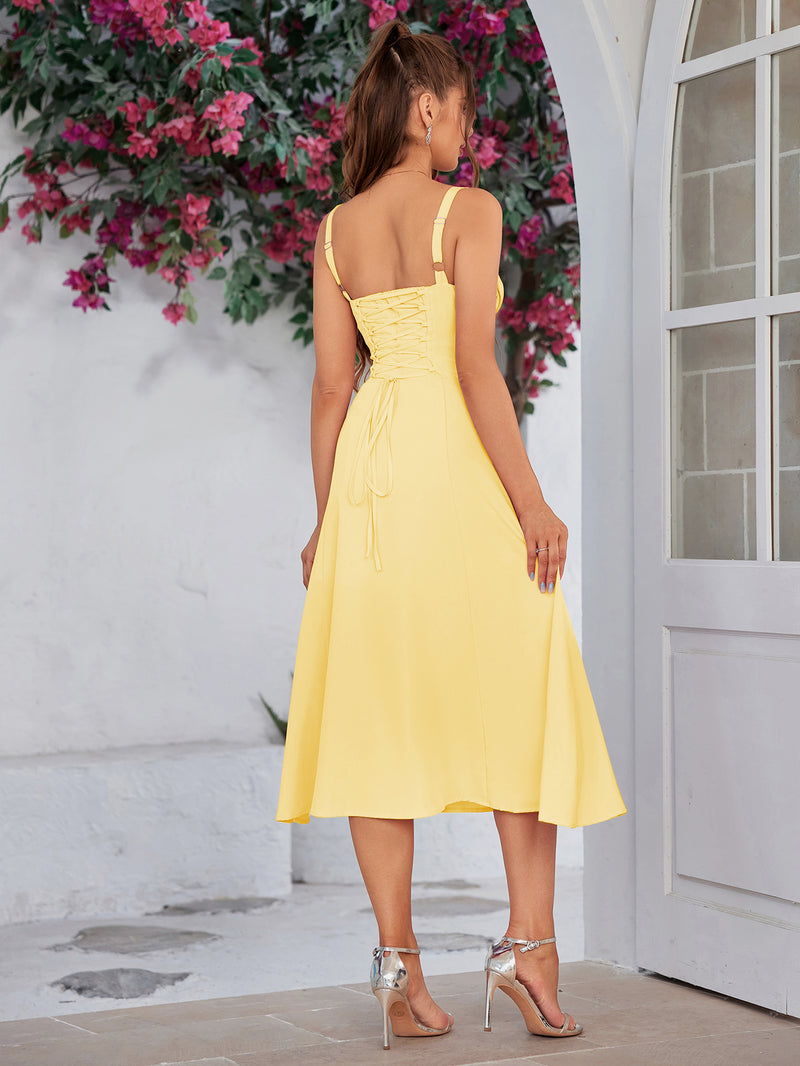 Flowy Corset Sun Dress - Trend Junction 