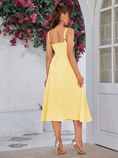 Flowy Corset Sun Dress - Trend Junction 