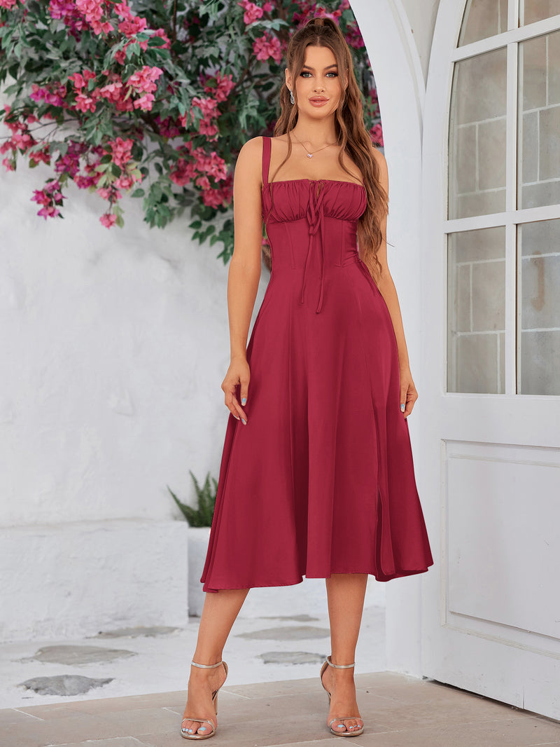 Flowy Corset Sun Dress - Trend Junction 