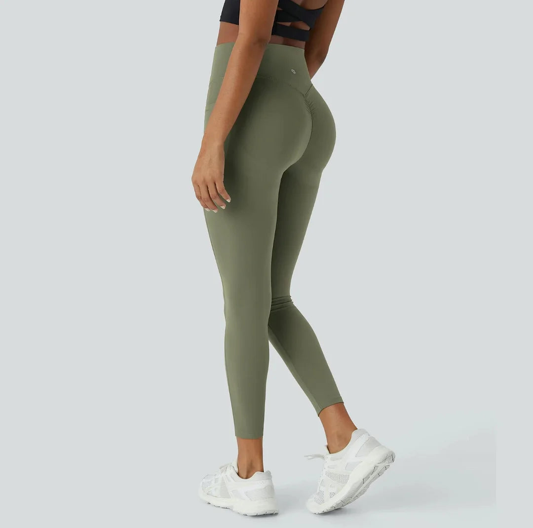 High-Waisted Butt Lifting Leggings – Tummy Control & Pockets - Trend Junction 