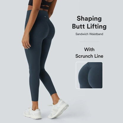 High-Waisted Butt Lifting Leggings – Tummy Control & Pockets - Trend Junction 