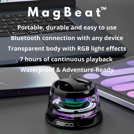 RGB Waterproof Magnetic Speaker - Trend Junction 