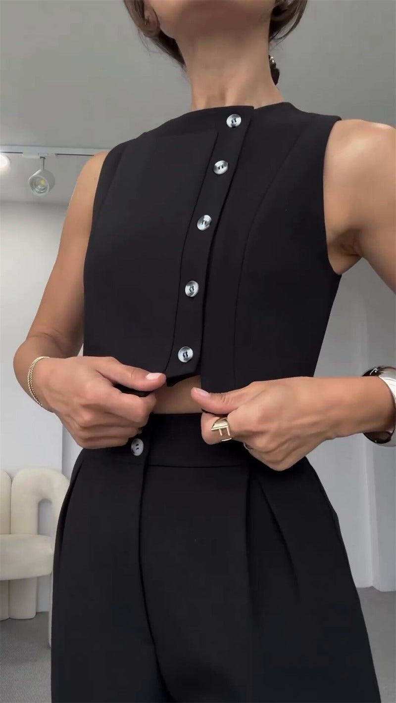 Chic Sleeveless Comfort Suit - Trend Junction 
