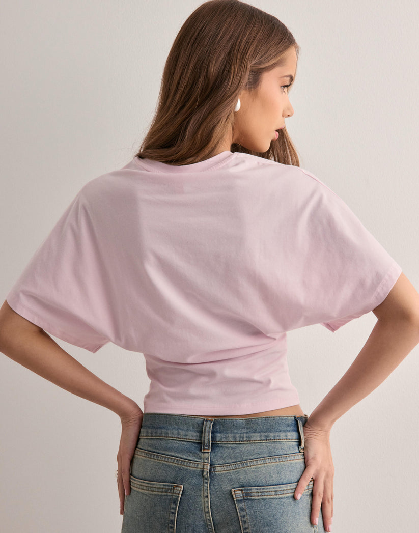 Cloudform™ Wide Sleeve Tee – Comfortable, Stylish Women's Top | Trendy Loose Fit Shirt for Everyday Wear