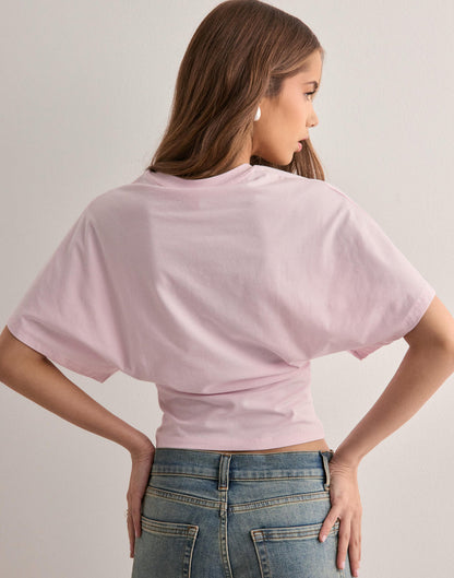 Cloudform™ Wide Sleeve Tee – Comfortable, Stylish Women's Top | Trendy Loose Fit Shirt for Everyday Wear
