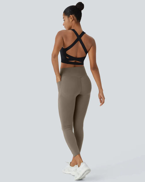 High-Waisted Butt Lifting Leggings – Tummy Control & Pockets - Trend Junction 